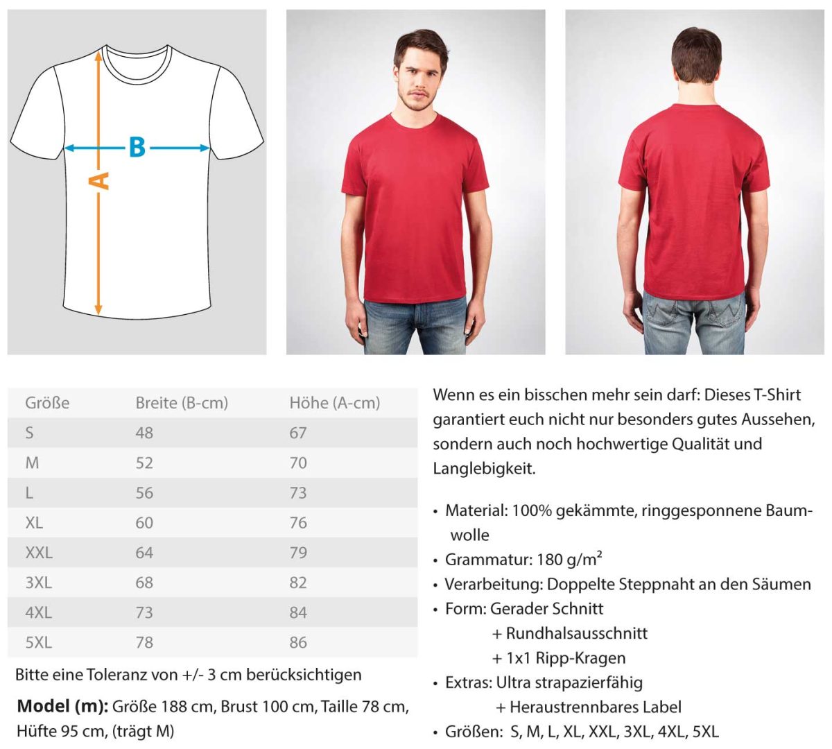 25 Jahre Shirt Version 1 - Herren Premiumshirt – Bild 3