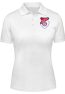 Damen Poloshirt mit Brust- und Rückendruck (weiß) - Damen Poloshirt-3